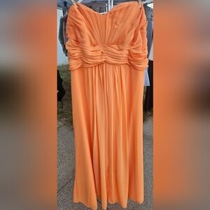 David's Bridal Dress Women's size 24 Tangerine